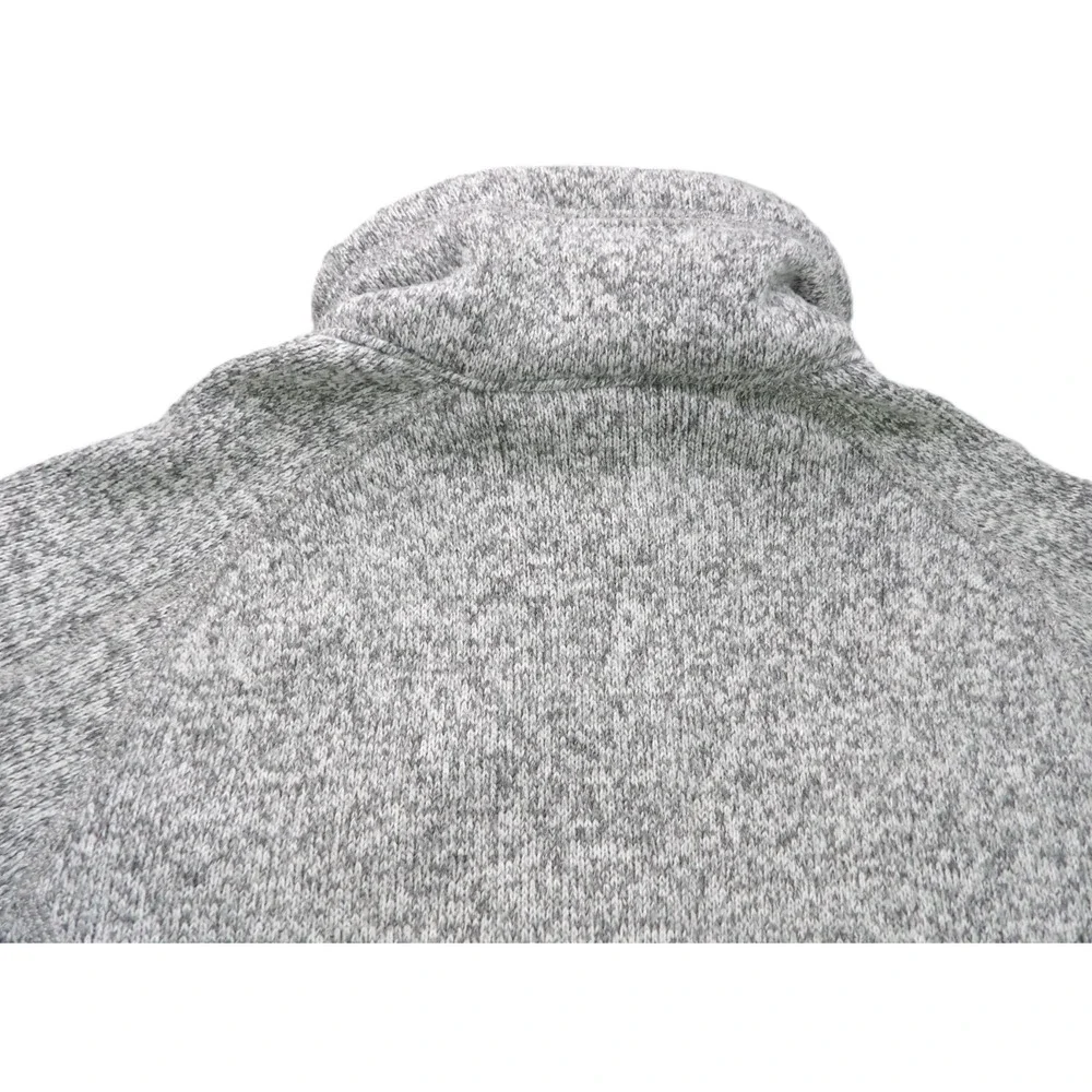 Patagonia Better Sweater 1/4 Zip Fleece Jacket Knit Women Small S Gray Pullover